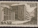 Germany 1952 Saar 10 F Brown Scott 238